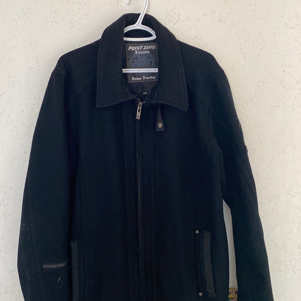 Point zero Mens pea coat size large